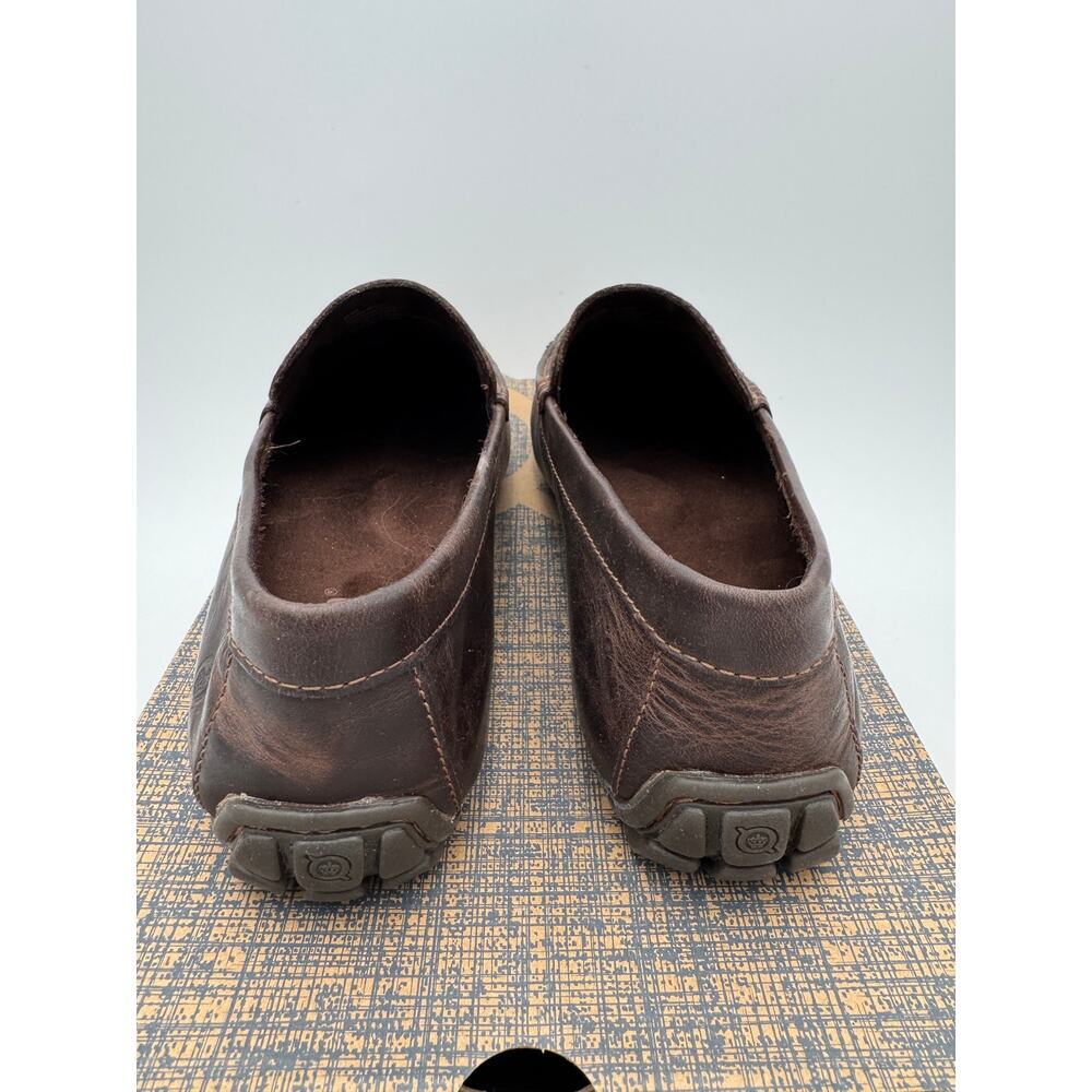 NIB Born Mens US 10.5 Euro 44.5 Allan Dark Brown Loafer Slip On - Picture 3 of 9